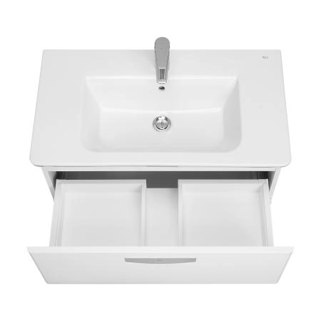 Roca The Gap Original Тумба подвесная 80x41x60см. с 2 ящиками, цвет: белый матовый