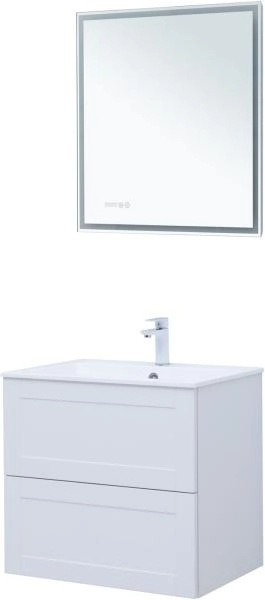 Тумба под раковину Aquanet Терра 70 белый матовый