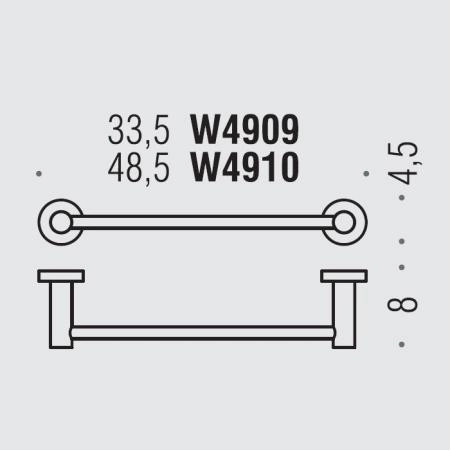Colombo Plus Полотенцедержатель 48.5см, цвет: PVD Vintage