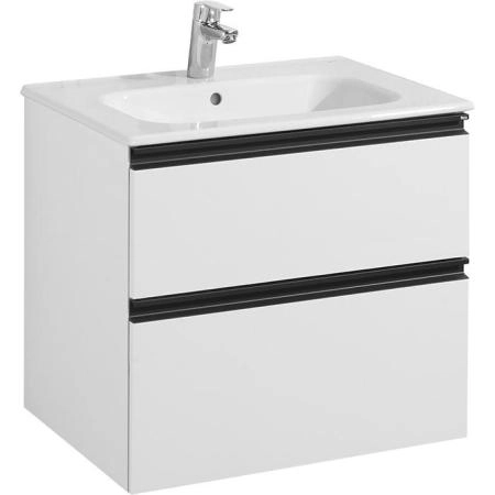 Roca Domi Тумба подвесная 60x45x51см, с 2 ящиками, цвет: белый