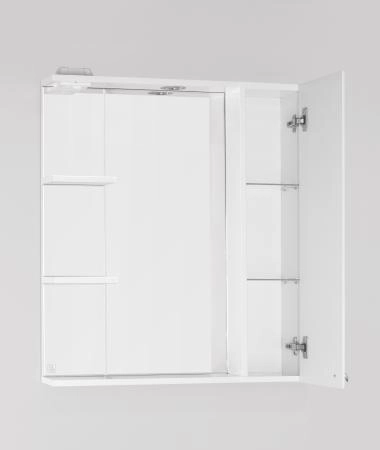 Зеркальный шкаф Style Line Elfante Канна 75/С Люкс с подсветкой, белый