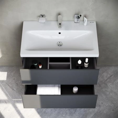 Тумба под раковину подвесная AM.PM GEM M90FHX07522GM графит матовый