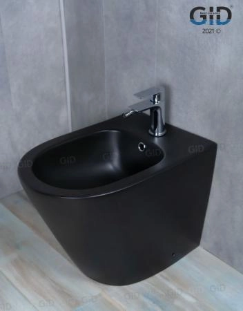 Биде Gid BDN-30BM 53 см напольное черный матовый