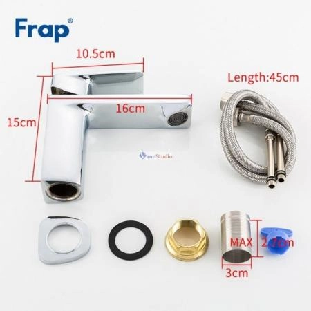 Смеситель для раковины Frap F1046 хром