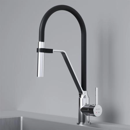 Смеситель для кухни AM.PM Like F8013000 хром, черный