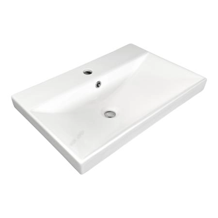 Тумба с Раковиной Comforty Селенга-60 00-00021874 Дуб тёмно-коричневый с раковиной CF19696BX-60