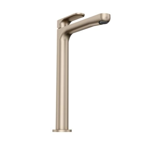 Смеситель для раковины Kerama Marazzi OLE ОЛЕ 69416KM.M0.071 однорычажный высокий без донного клапана, золотой атласный