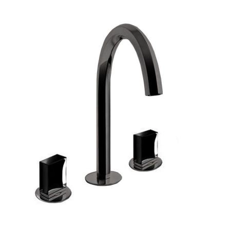 Fantini Venezia Смеситель для раковины, 3 отв., излив: 175 мм, цвет: Matt Gun Metal PVD