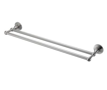 Полотенцедержатель WasserKraft Ammer K-7040 двойной хром матовый