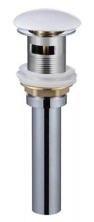 Керамический донный клапан Gid Wh100-1 с переливом белый