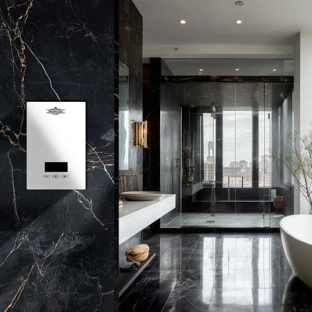 Электрический проточный водонагреватель PRIMOCLIMA VITA 8.5 кВт, белый