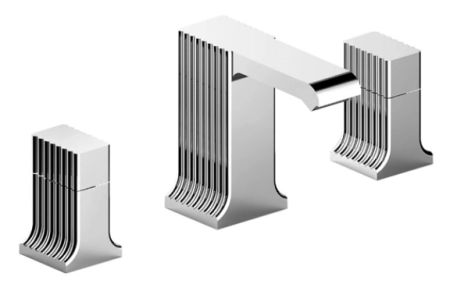 Stella Casanova смеситель для раковины на 3 отверстия, без донного клапана, цвет хром