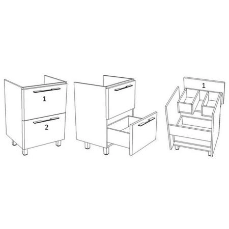 Тумба под раковину Corozo Мирэль 60