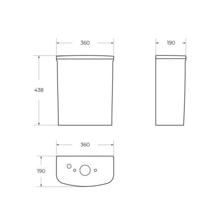 Чаша унитаза BelBagno Prado BB10150CP напольный