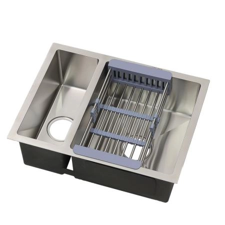 Мойка H57544 MELANA ProfLine 3,0/200 САТИН врезная прямоугольная с коландером H57544