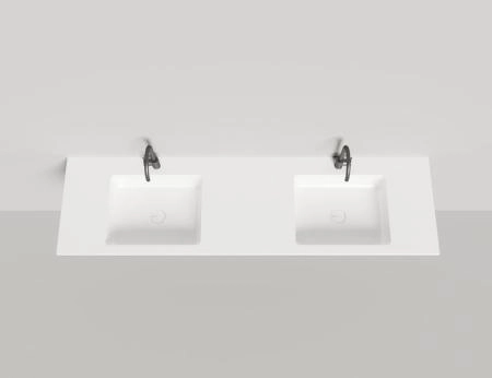 Раковина Salini ONDA 180 S-Stone матовая 180x50 1402202M столешница без отв.смесителя