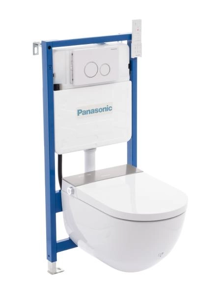 унитаз-биде электронный Panasonic CH2730 с инсталляцией и кнопкой смыва_Комплект 2730