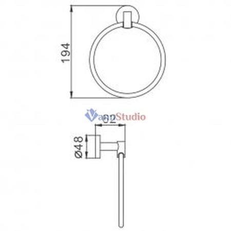 F1704 Полотенцедержатель Frap