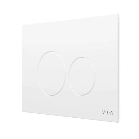 Кнопка смыва для инсталляции VitrA Origin  740-2400 глянцевая белая двойный смыв