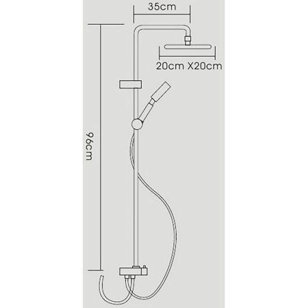 Душевая система Frap F2405 хром
