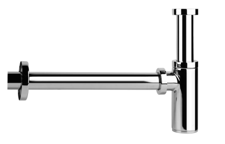 Gessi сифон округлый, цвет хром