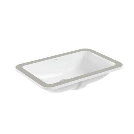 Раковина VitrA S20 7475B003-0618 55 x 37 см прямоугольная белая антибактериальное покрытие Hygiene встраиваемая