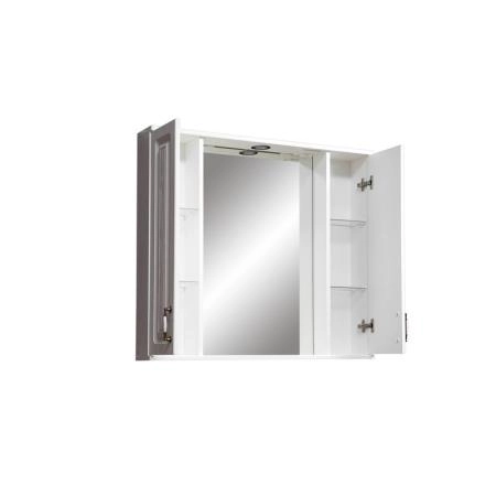 Зеркало-шкаф Stella Polar Кармела 90/С, ольха белая