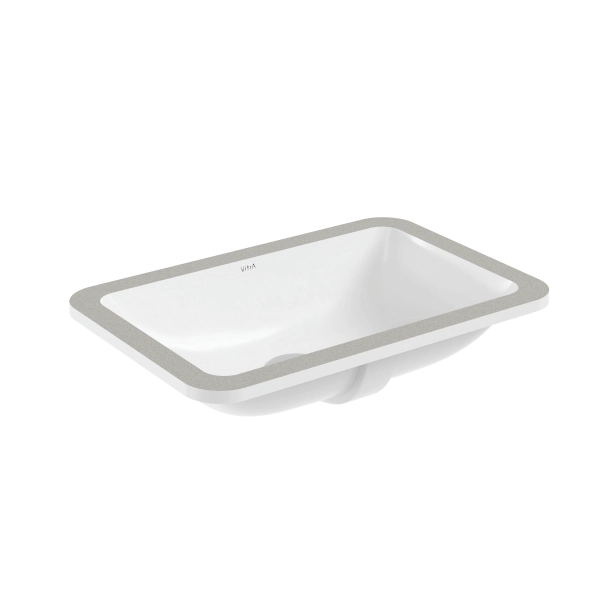Раковина VitrA S20 7475B003-0618 55 x 37 см прямоугольная белая антибактериальное покрытие Hygiene встраиваемая