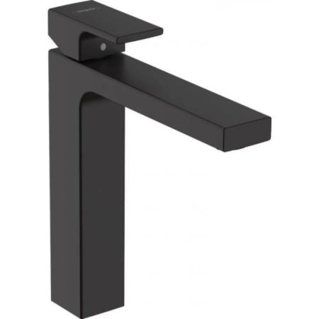 Смеситель Hansgrohe 71591670 Vernis Shape для раковины 190 мм, гладкий черный матовый