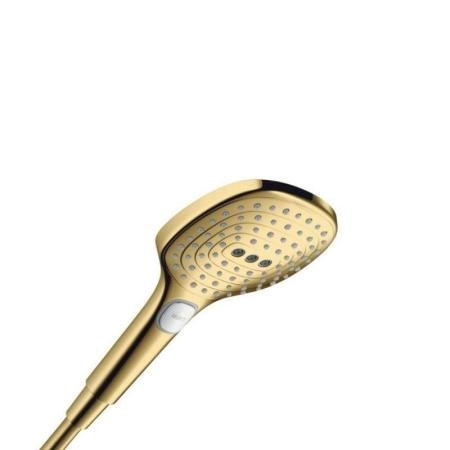 Hansgrohe 26520990 Raindance Select E Ручной душ ?120 мм, 3 режима, полированное золото
