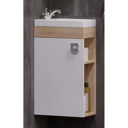 Тумба под раковину Corozo Комо 40 сонома, подвесная