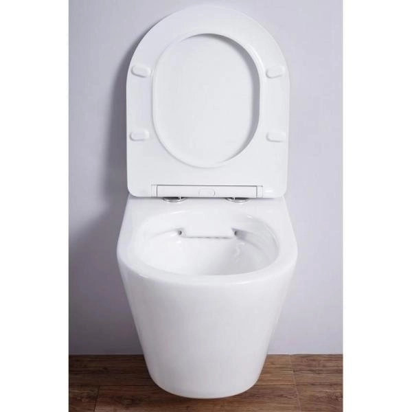 Унитаз Esbano CLAVEL (White) подвесной безободковый микролифт