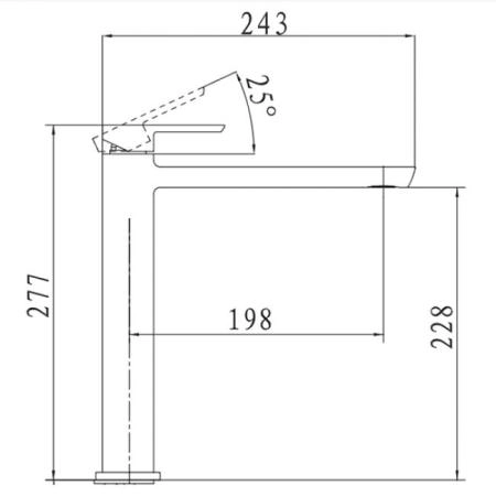 Смеситель для кухни KAISER Saga (53033) хром
