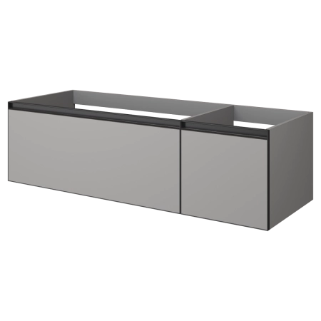 QUATRO 2 140см (100+40) тумба Boheme LUNA профиль ANTHRACITE 790-M2-140-L-A