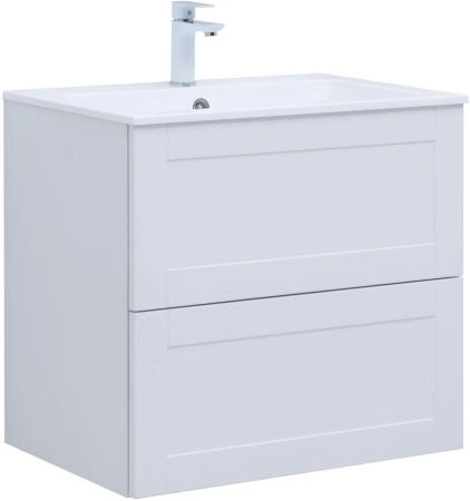 Тумба под раковину Aquanet Терра 70 белый матовый