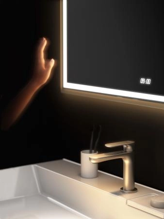 Зеркало Kerama Marazzi TECNO ТЕКНО TE.mi.70 c LED 70 с подсветкой, с функцией антизапотевание, белый глянцевый