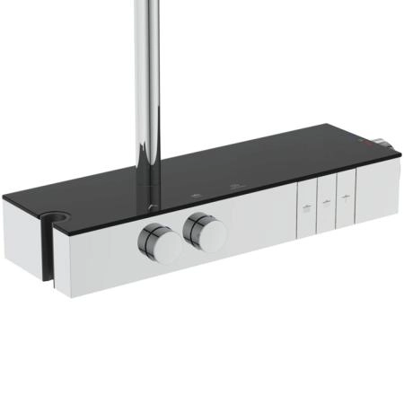 Ideal Standard Ceratherm Solos Душевая стойка, термостат, верхний душ 30см, руч.душ 13см, шланг 175см, цвет: хром