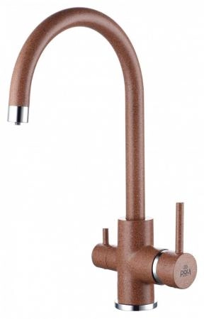 Смеситель для кухни Paulmark ESSEN, терракот, 213211-307