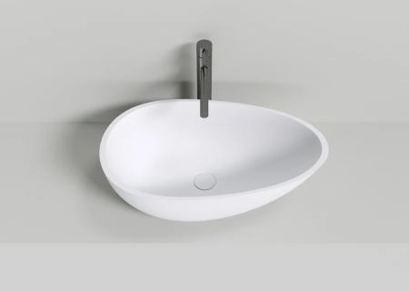 Раковина NT BAGNO NT404 NAPOLI 600x350 искусственный камень белый матовый