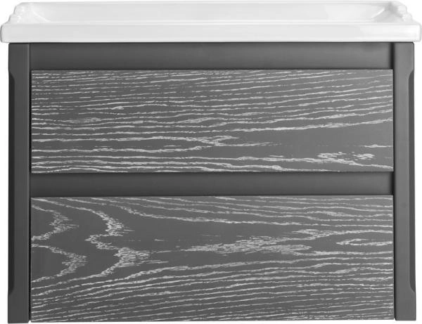 Тумба под раковину Лорена 80 подвесная Grigio