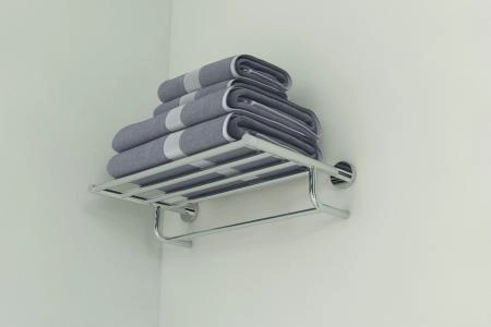 Полка для полотенец со штангой 50 cm  ARTWELLE Harmonie HAR 032 хром