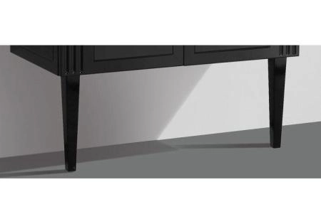 ATRIA-PIA-NL Комплект ног для базы, 2 шт Nero Lucido