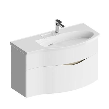 Тумба Kerama Marazzi RIVA РИВА RV.100Rh\WHT.M 100 см правая, белая матовая