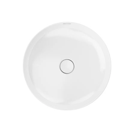 Раковина Kerama Marazzi SAFI САФИ KMSFWb46GWh0 накладная 46 с крепежом, белая глянцевая