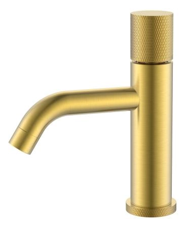 Смеситель STICK Boheme для умыв. низ. Mat Gold низкий с ручкой TOUCH 121-MG.2