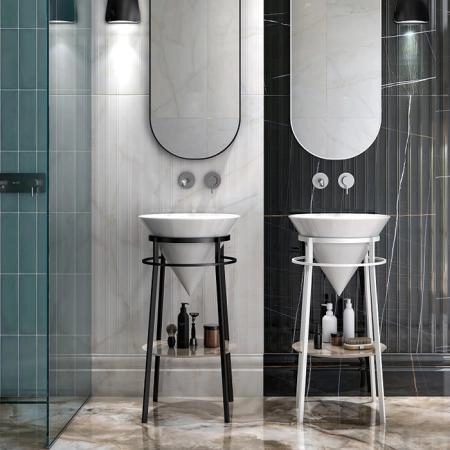 Металлическая структура Kerama Marazzi CONO КОНО CO.44\BLK.M напольная 44, черная матовая