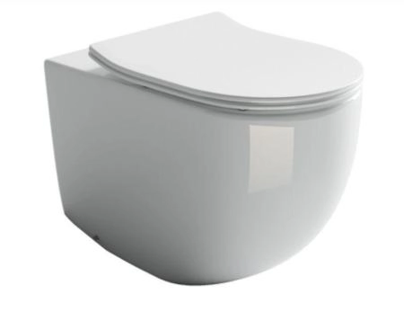 Напольный приставной унитаз Metropol Rimless