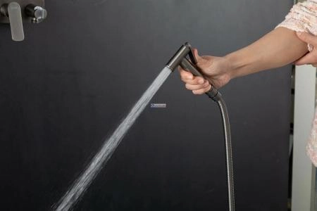 Гигиенический душ Gappo G7248-92 Оружейная сталь встраиваемый