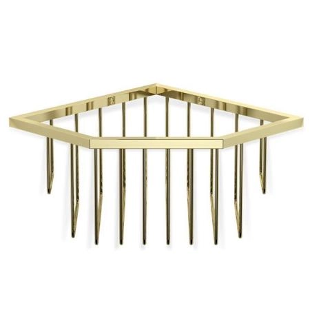 Decor Walther WA ECK1 Корзина универсальная 18x18x9.5см для душа, угловая, подвесная, цвет: золото