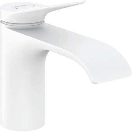 Смеситель Hansgrohe 75012700 Vivenis для раковины 80 мм, гладкий матовый белый